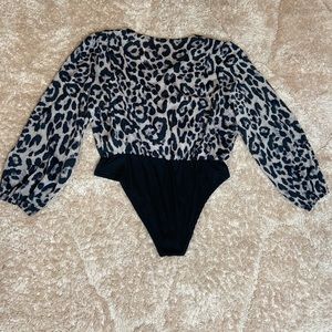 SHEIN Leopard Bodysuit